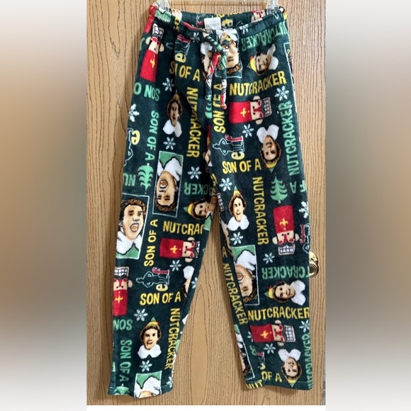 Elf Will Ferrell Green Son of a Nutcracker Soft Lounge Pajama Pants Medium. - Picture 1 of 6